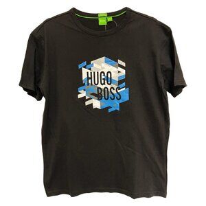 Hugo Boss Men's Black T-Shirt HB440420- Size Medium